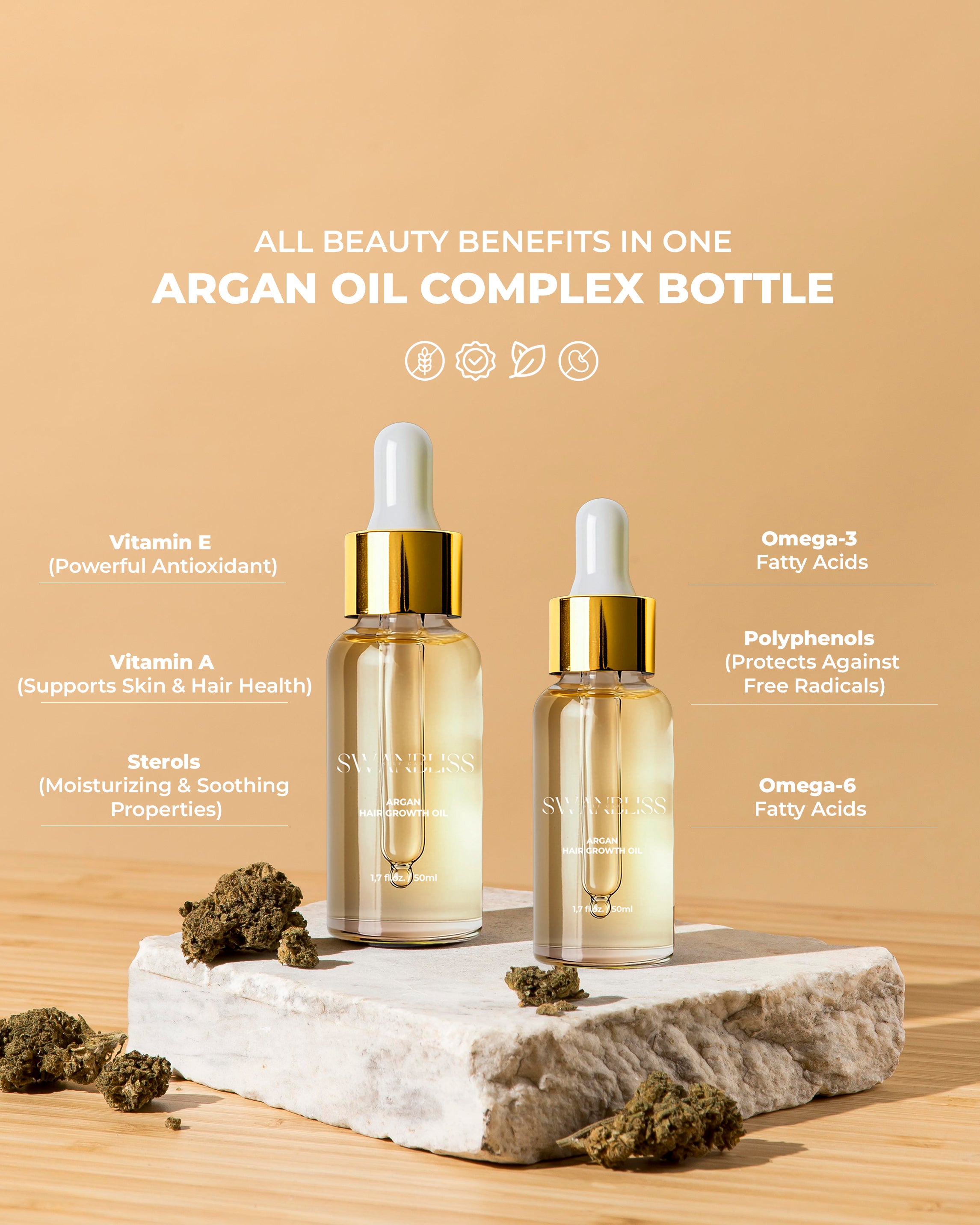 Dermaroller &amp; 50 ml Hair Growth Oil